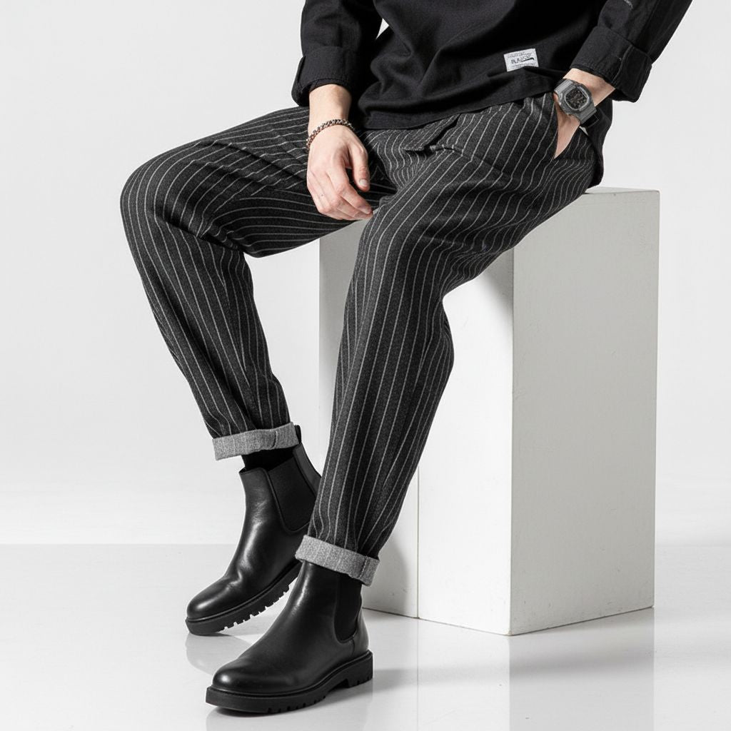 Kojima Stripe Harem Trouser