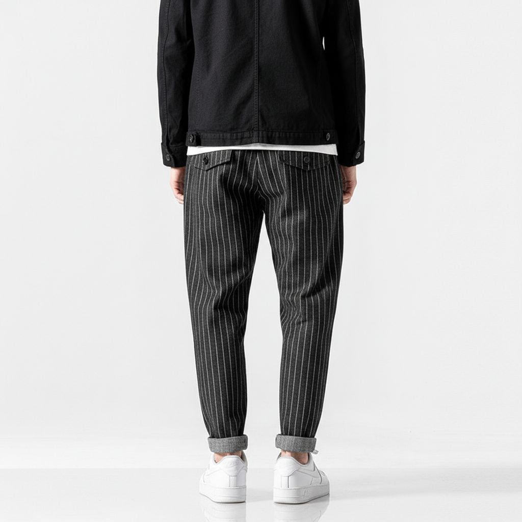 Kojima Stripe Harem Trouser