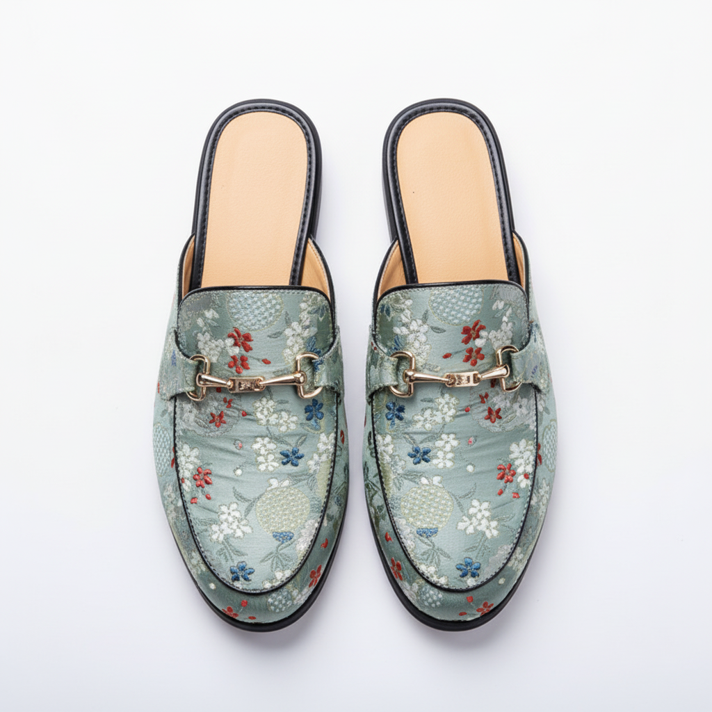 Medici Cherry Blossom Mules