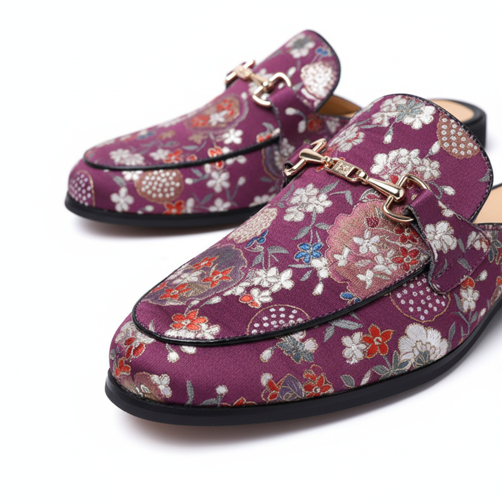 Medici Cherry Blossom Mules