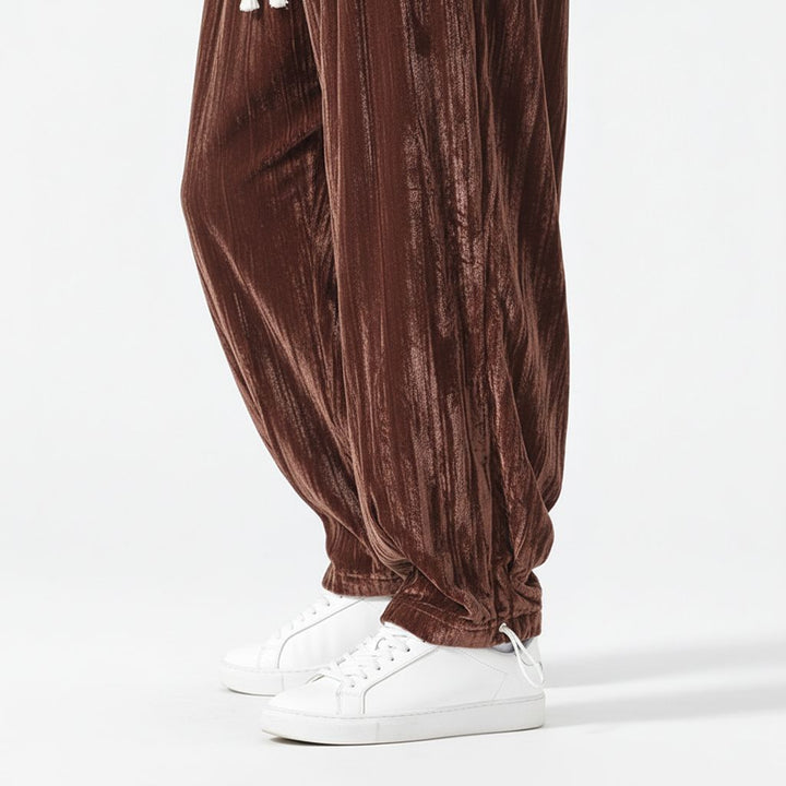 Velour Velvet Harem Pants