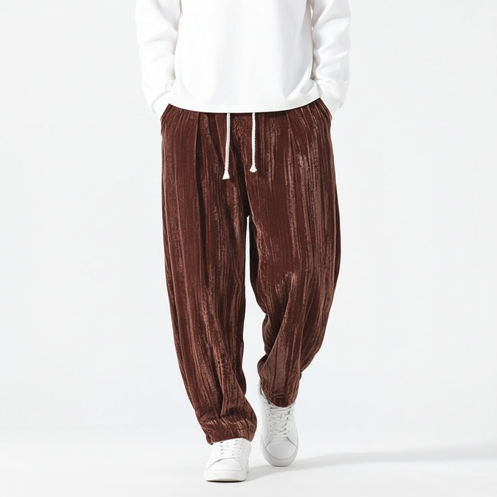 Velour Velvet Harem Pants