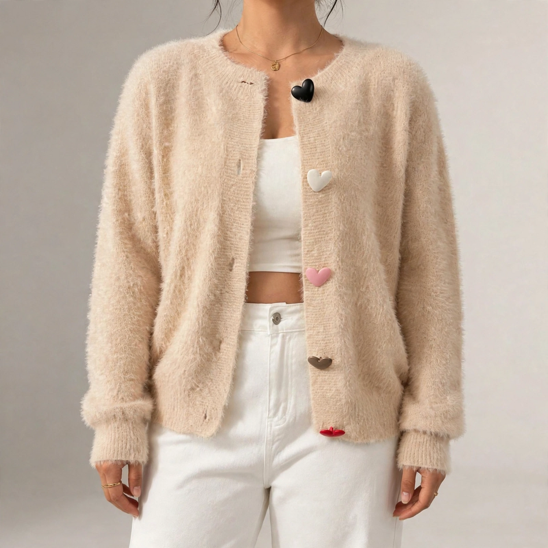 Bonbon Candy-Heart Cardigan