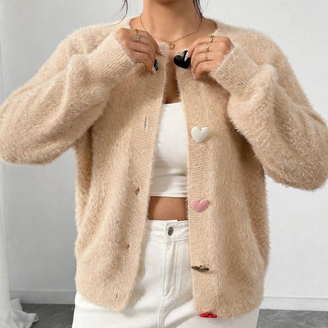 Bonbon Candy-Heart Cardigan