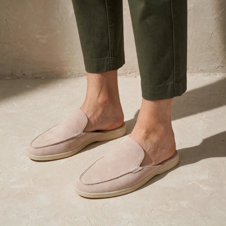 Francisco Backless Suede Loafer
