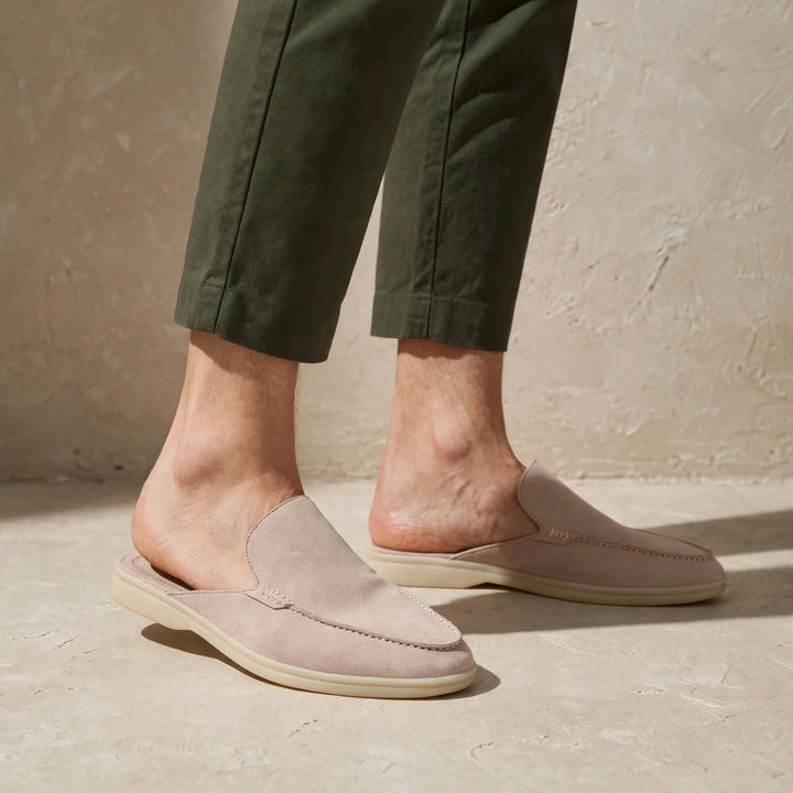 Francisco Backless Suede Loafer