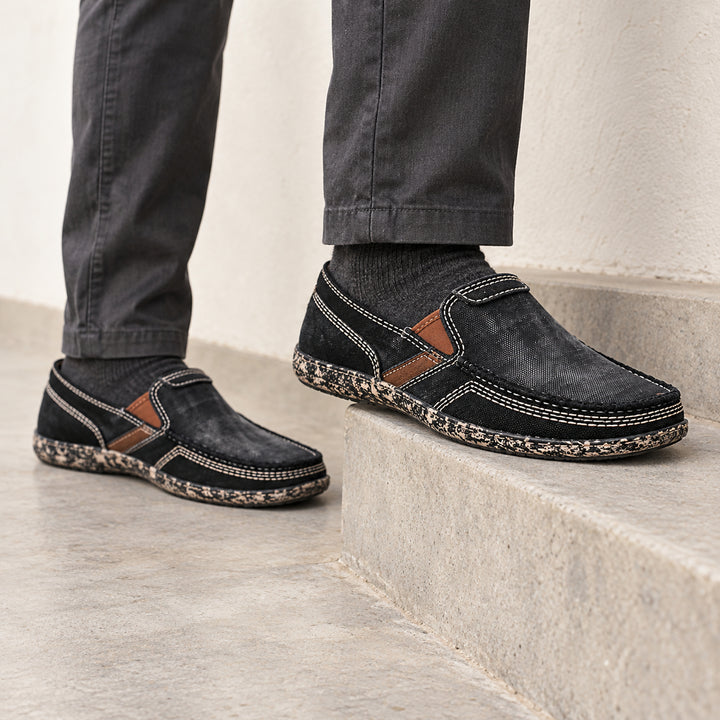 Patina Low Moc — Black