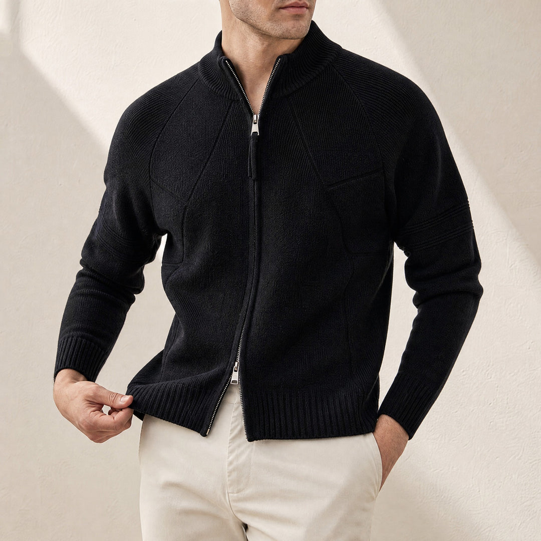 Alpine Knit Jacket — Black