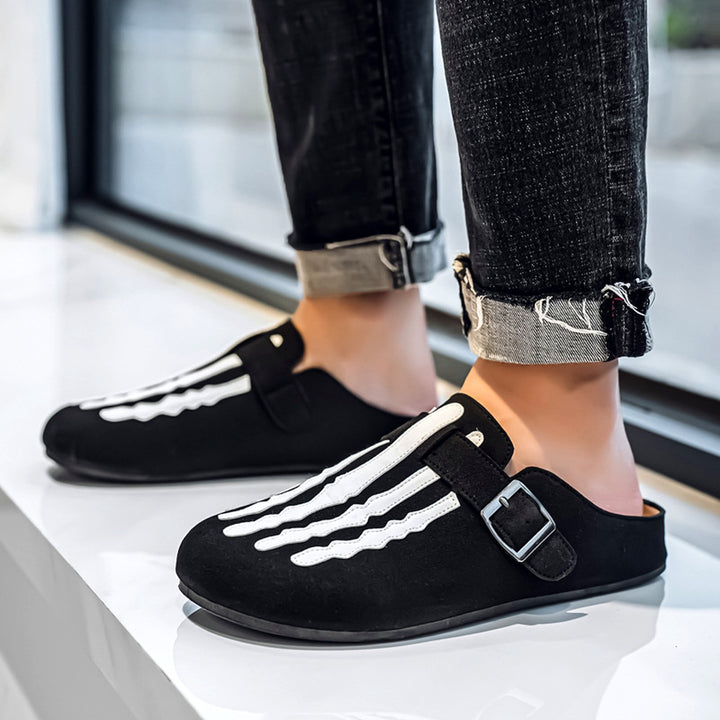 Marrow Buckle Clog Mule — Black