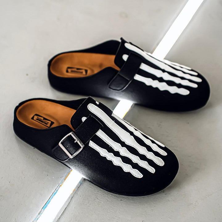 Marrow Buckle Clog Mule — Black