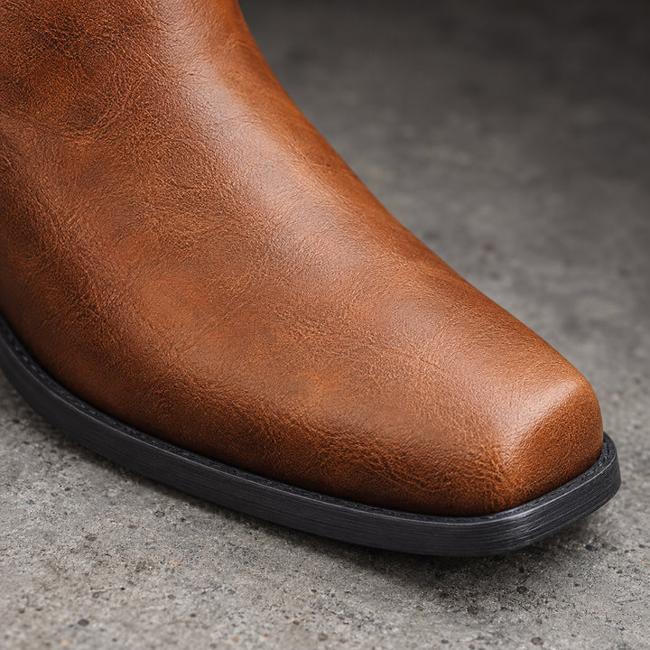 Cheyenne Harness Moto Boot — Brown