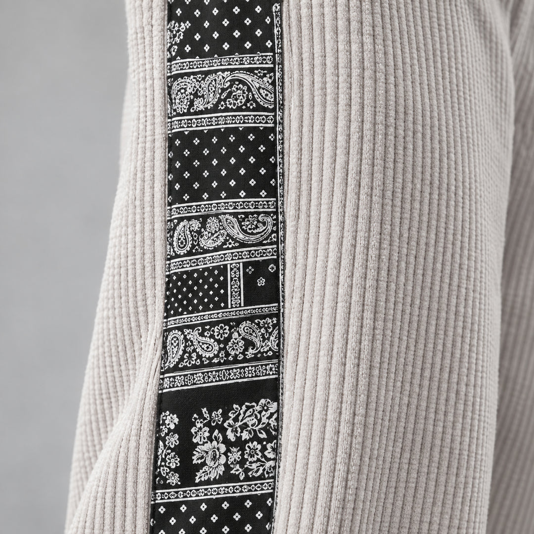 Bandera Paisley Corduroy Joggers — Cream