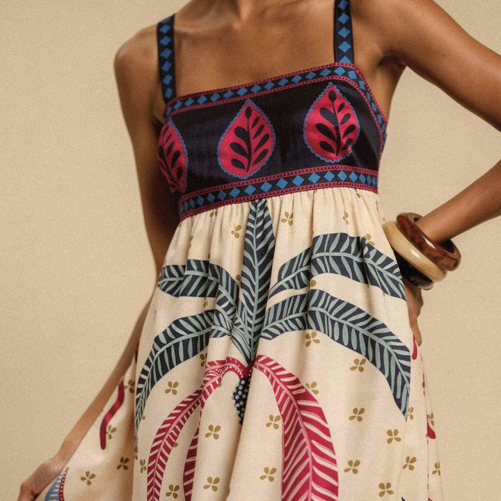 Tulum Folk Maxi Dress