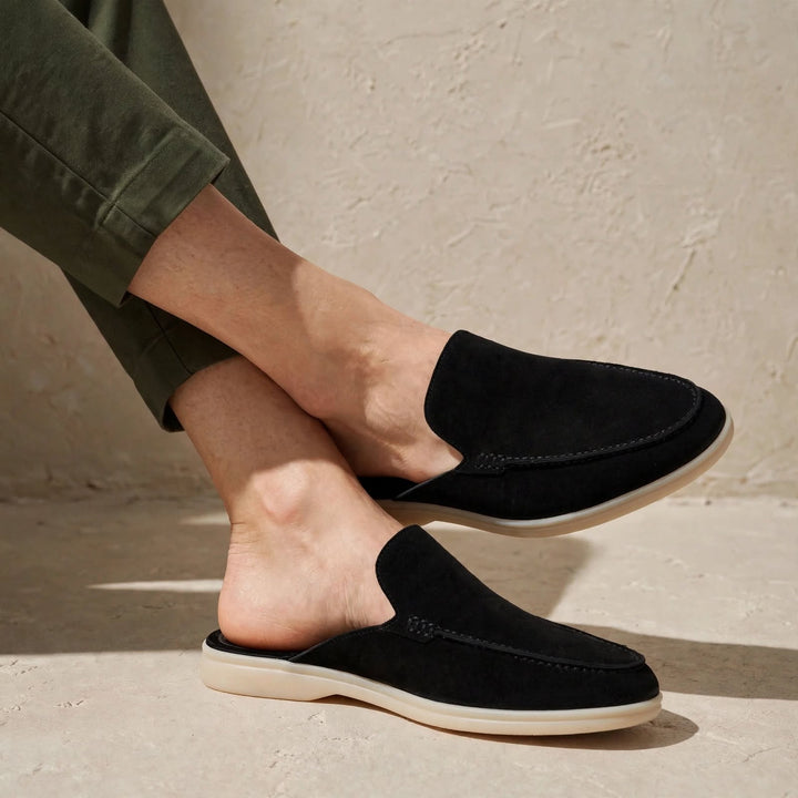 Francisco Backless Suede Loafer
