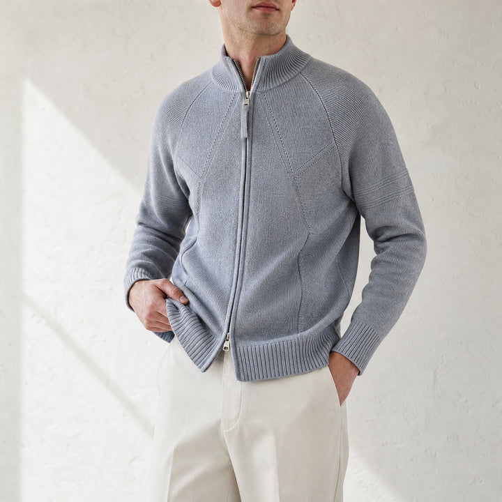 Alpine Knit Jacket — Dark Gray