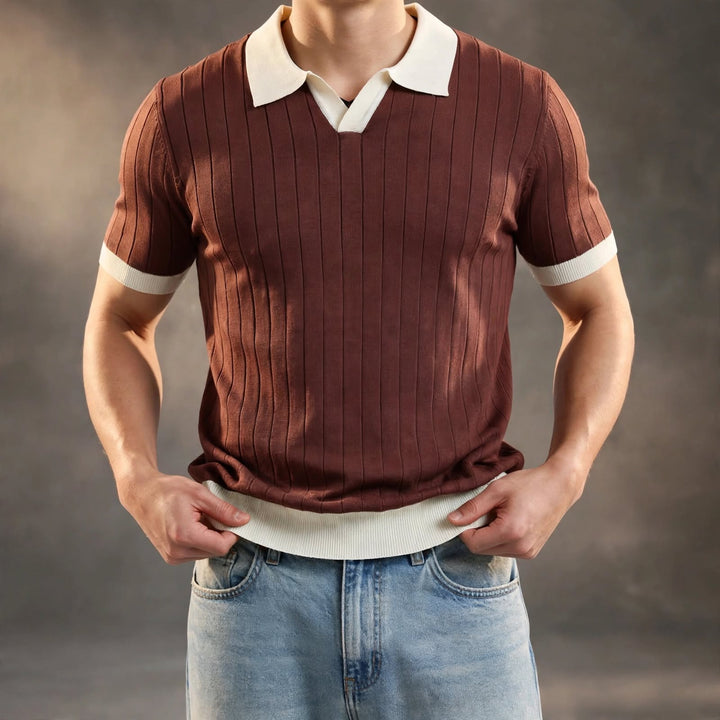 California Knit Polo Shirt