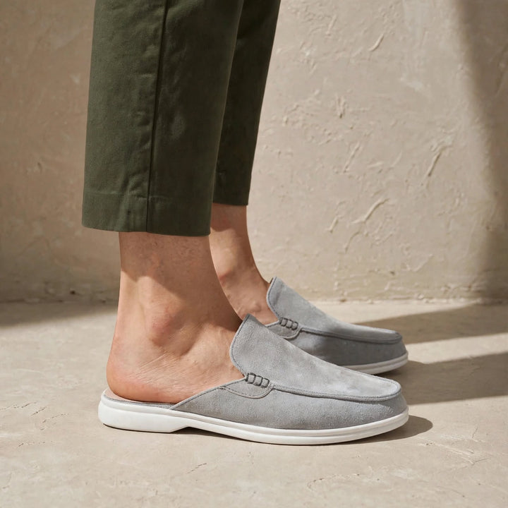 Francisco Backless Suede Loafer