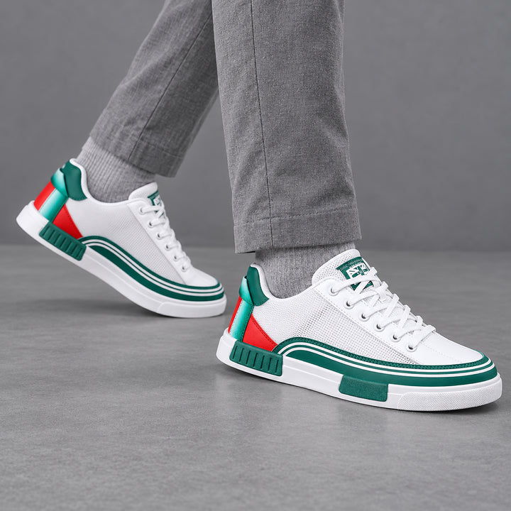 Ashworth Striped Court Sneaker — Green