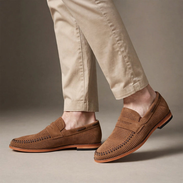 Sirocco Perforated Suede Loafer