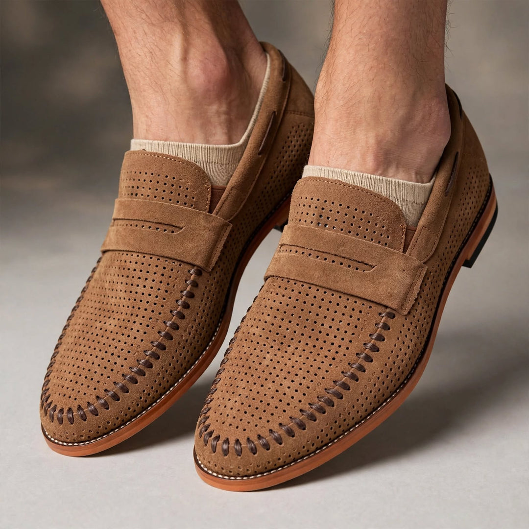 Sirocco Perforated Suede Loafer
