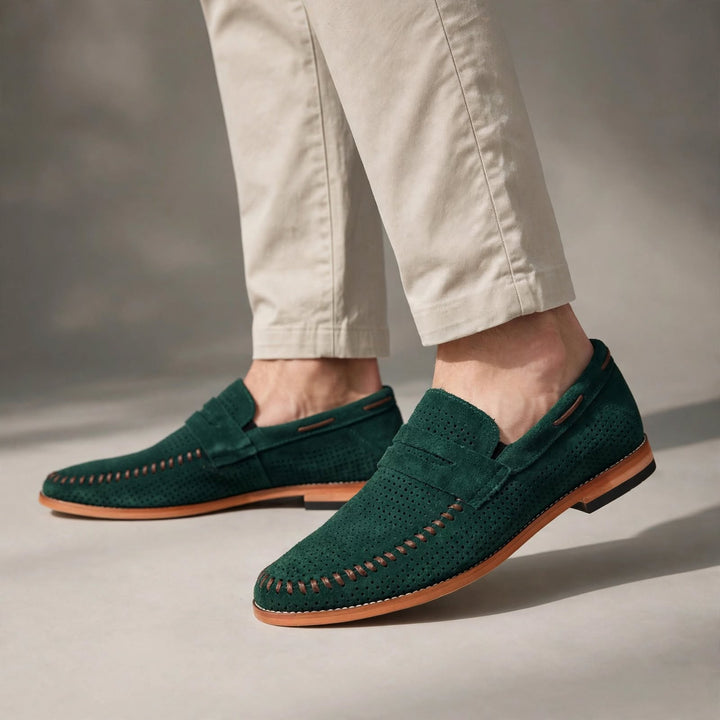 Sirocco Perforated Suede Loafer