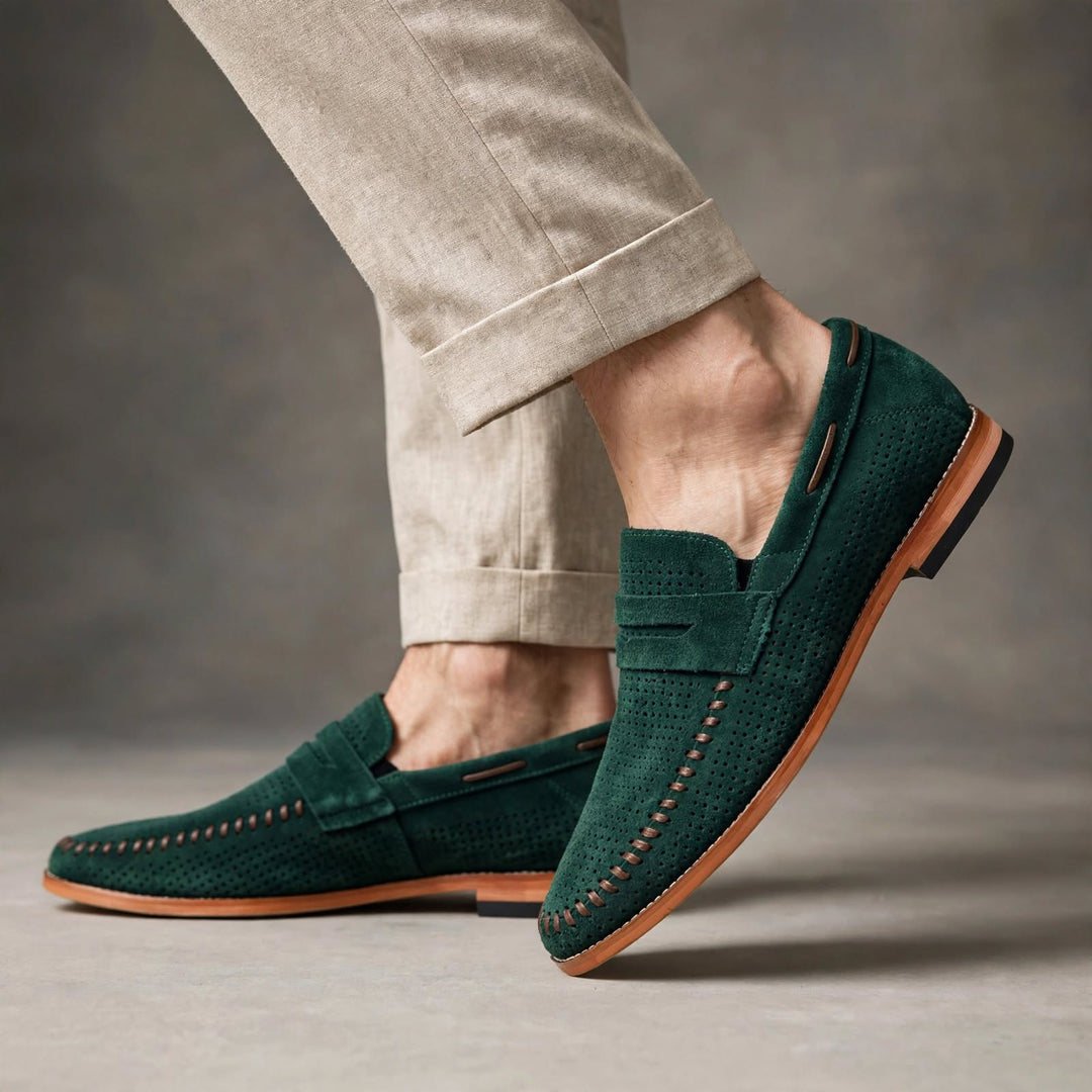 Sirocco Perforated Suede Loafer