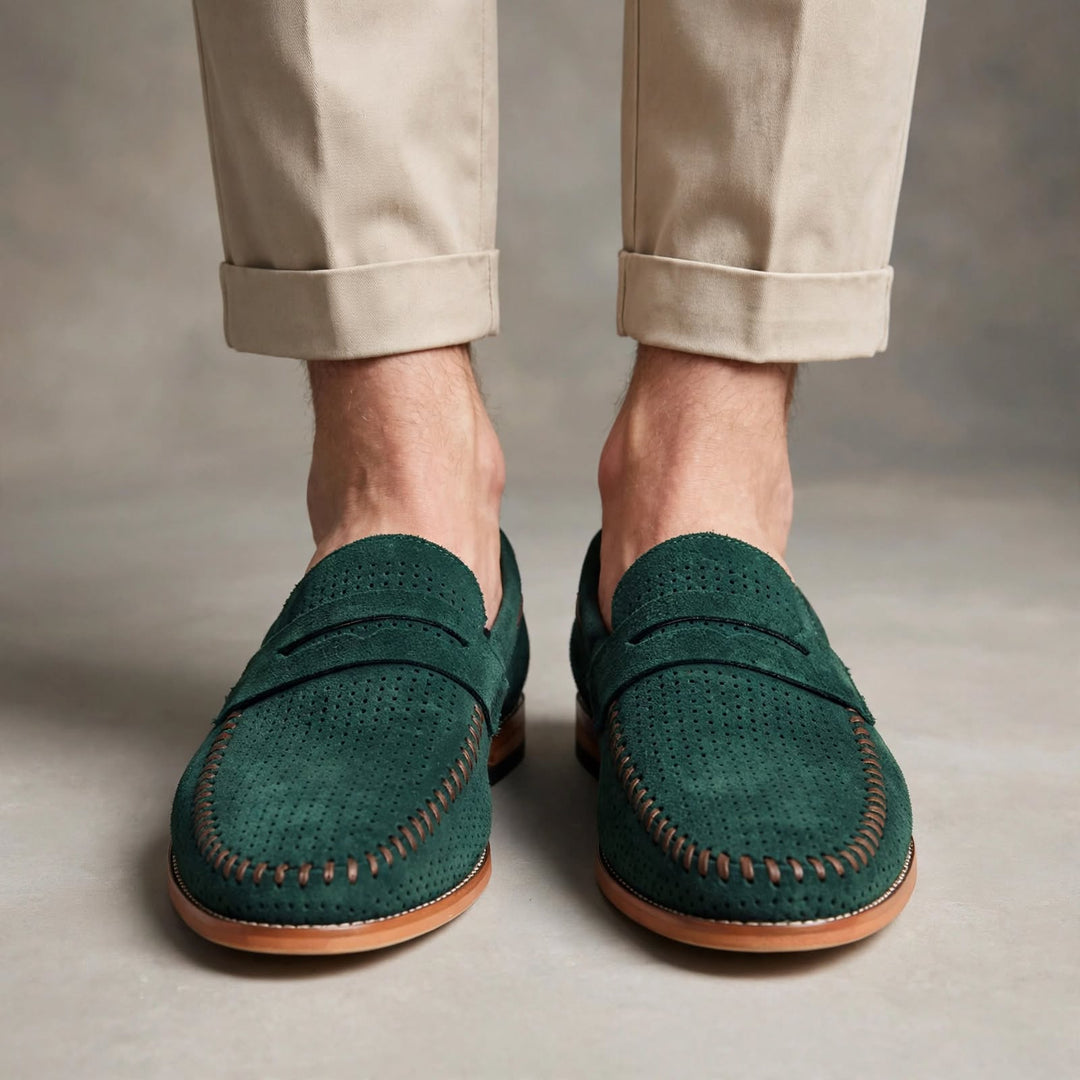 Sirocco Perforated Suede Loafer