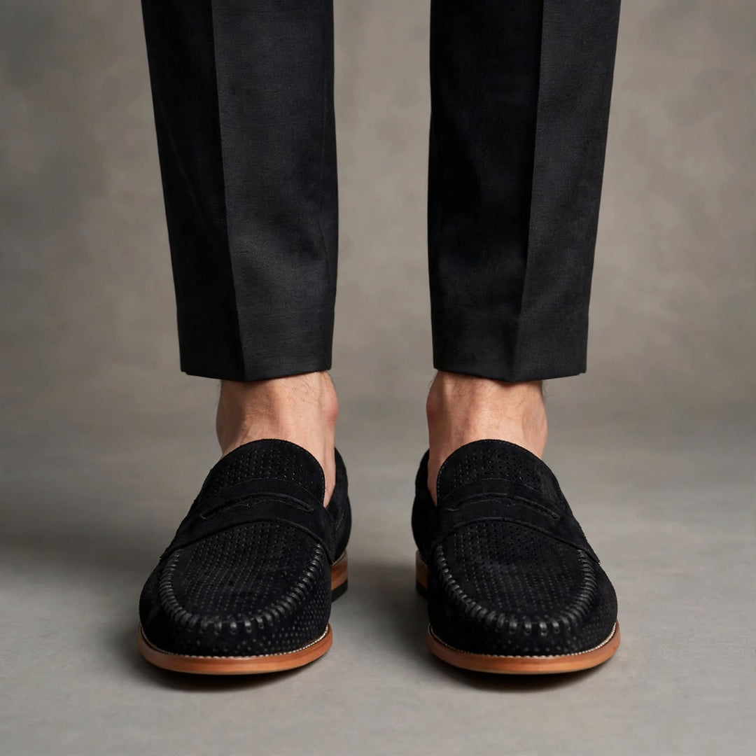 Sirocco Perforated Suede Loafer