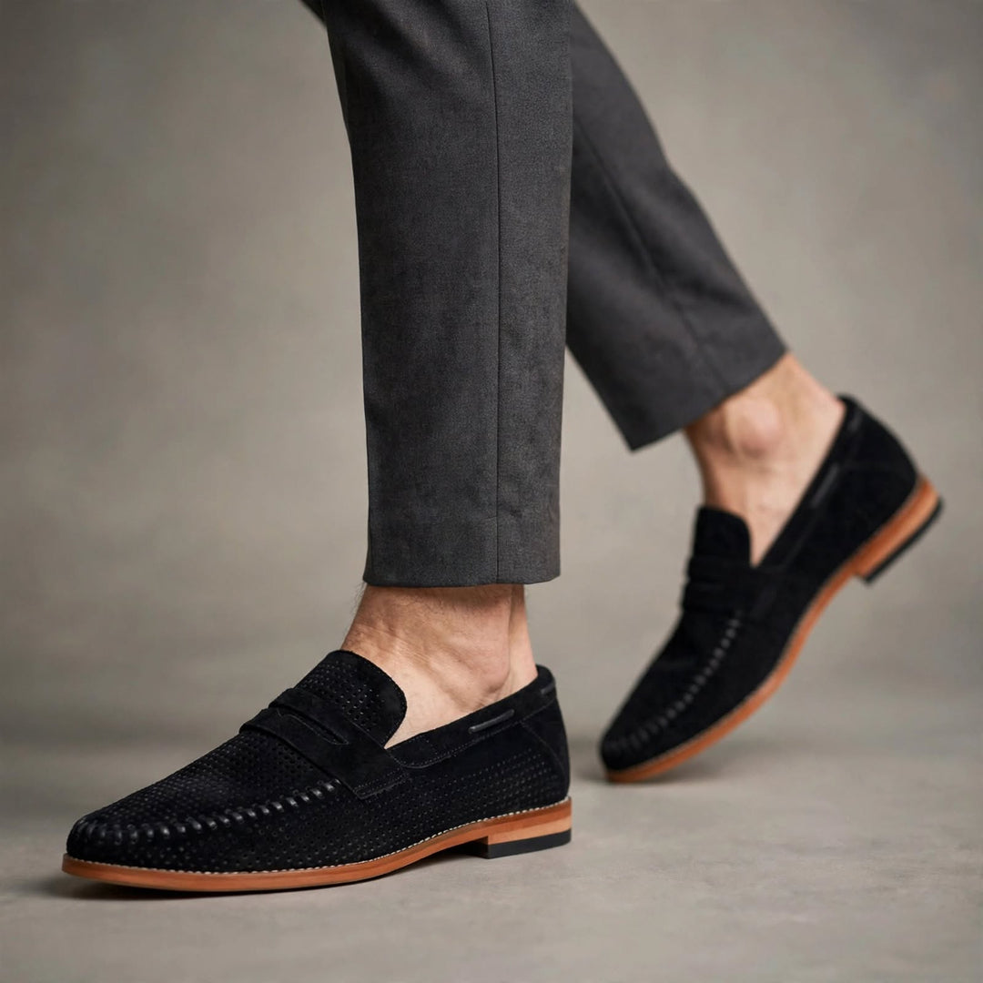 Sirocco Perforated Suede Loafer
