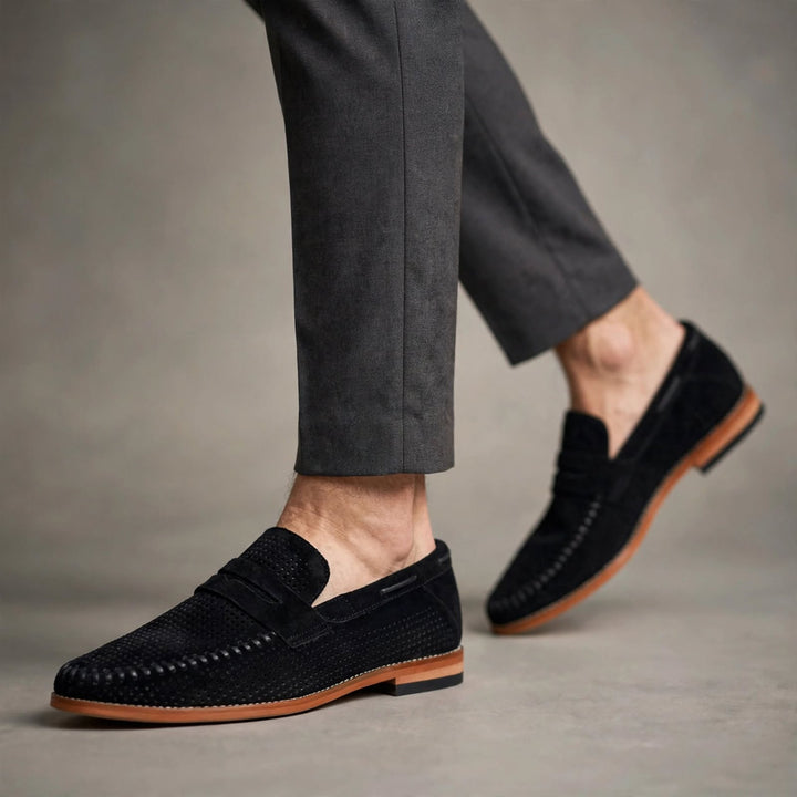 Sirocco Perforated Suede Loafer