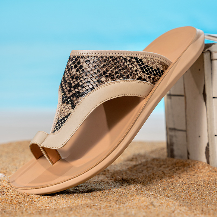 Capri Python Sandals