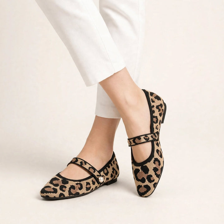 Pearlette Knit Mary Jane Flat