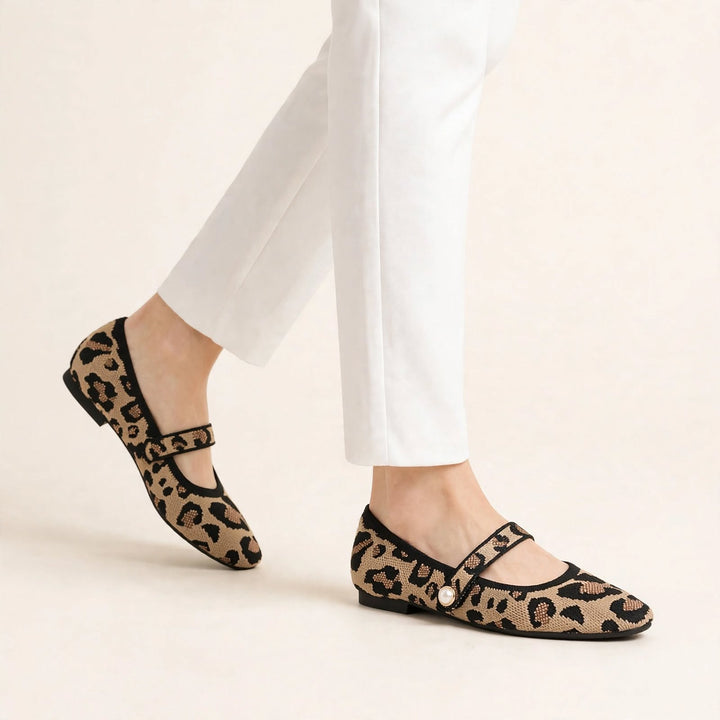 Pearlette Knit Mary Jane Flat