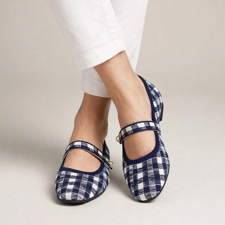Pearlette Knit Mary Jane Flat