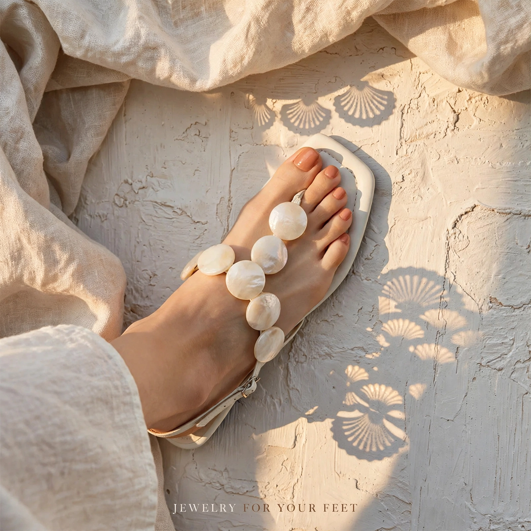 Amaretto Beaded Slingback