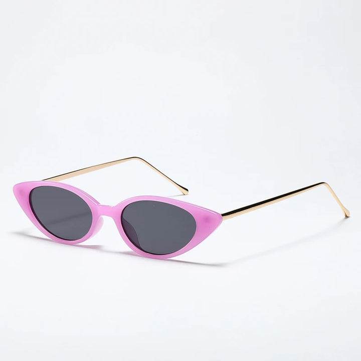 Slim Framed Golden Sunglasses