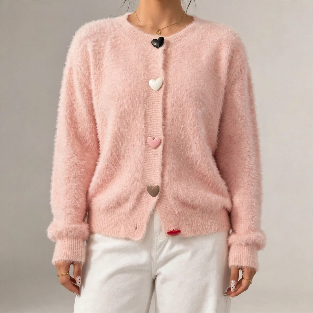 Bonbon Candy-Heart Cardigan