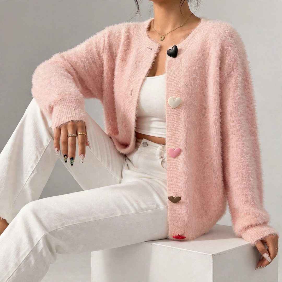 Bonbon Candy-Heart Cardigan