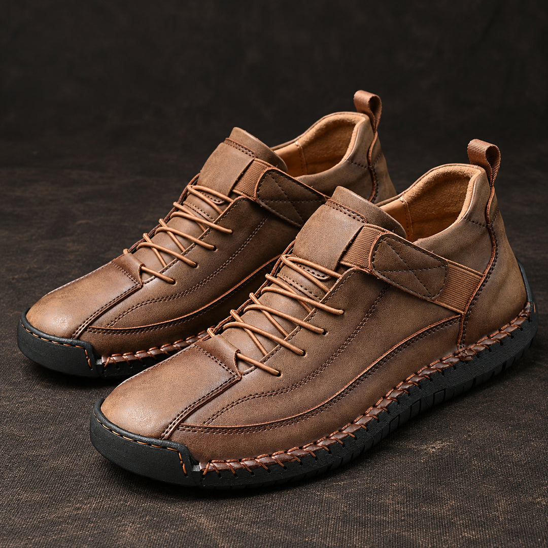 Wexford Hand-Stitched Leather Sneaker