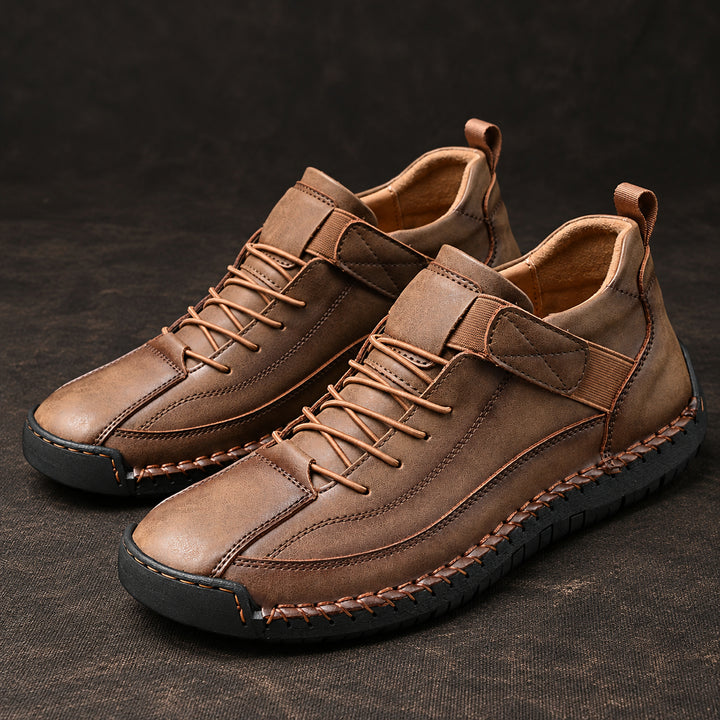 Wexford Hand-Stitched Leather Sneaker