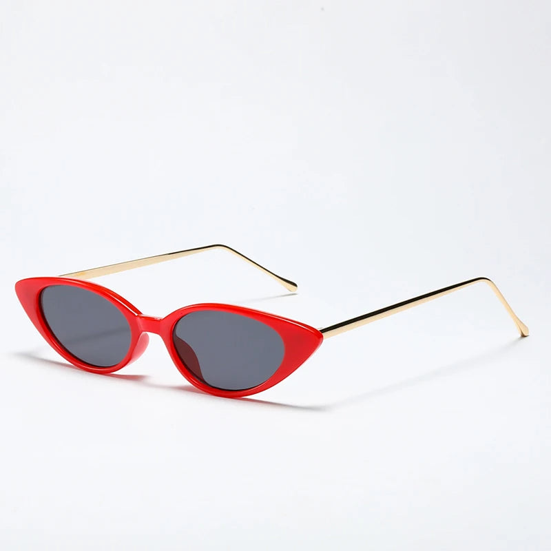 Slim Framed Golden Sunglasses