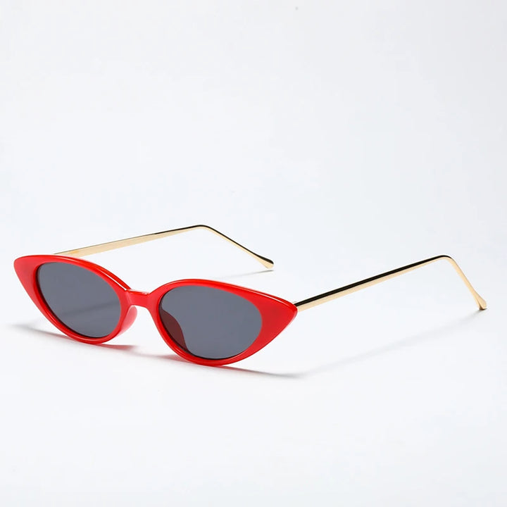 Slim Framed Golden Sunglasses