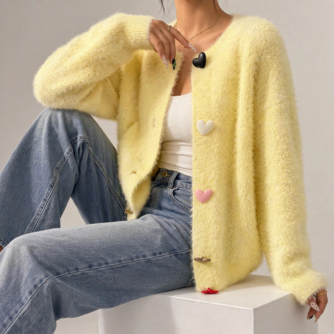 Bonbon Candy-Heart Cardigan