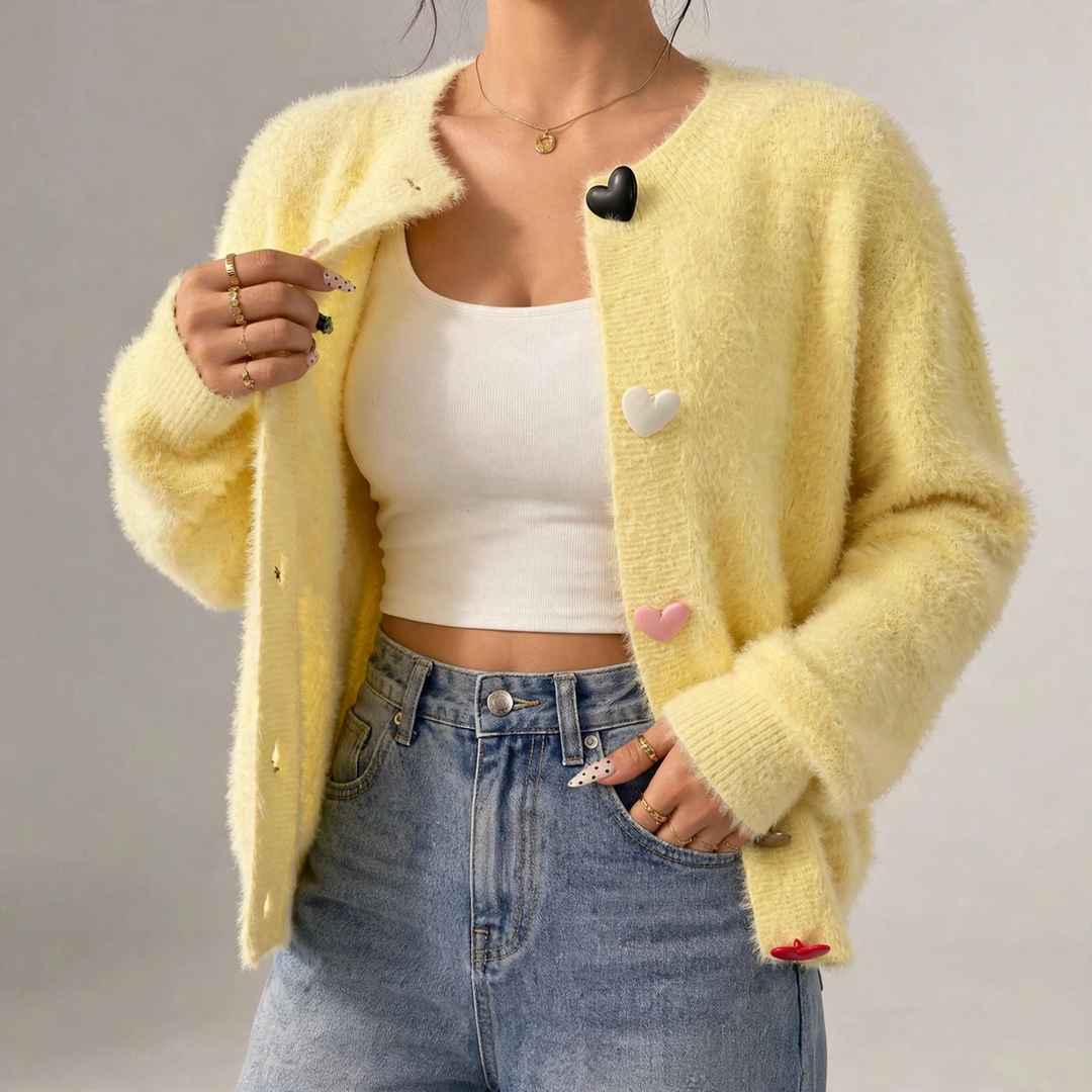 Bonbon Candy-Heart Cardigan