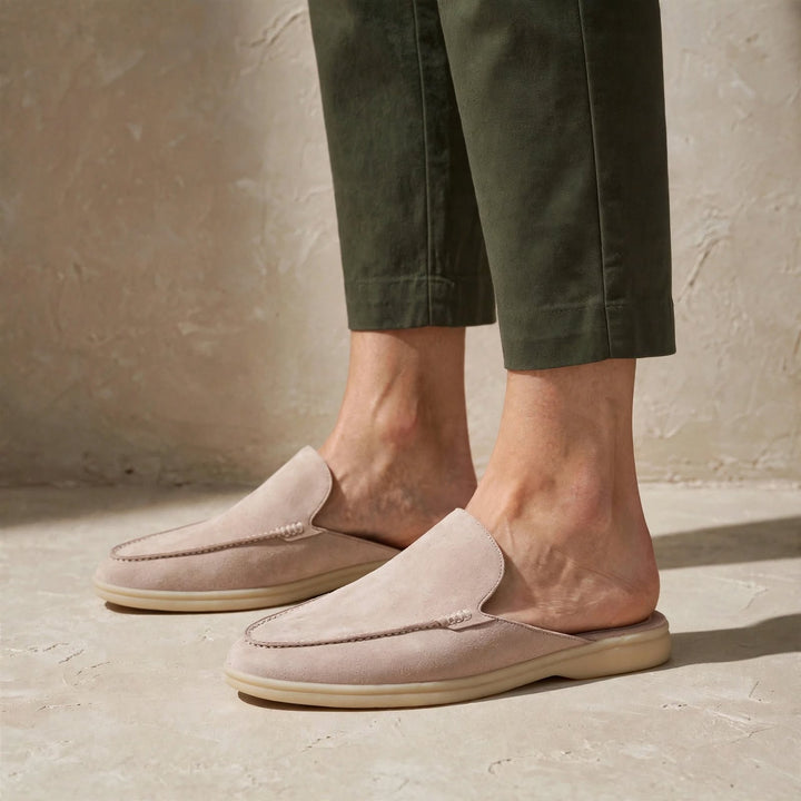 Francisco Backless Suede Loafer
