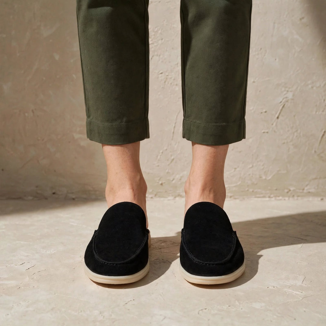 Francisco Backless Suede Loafer
