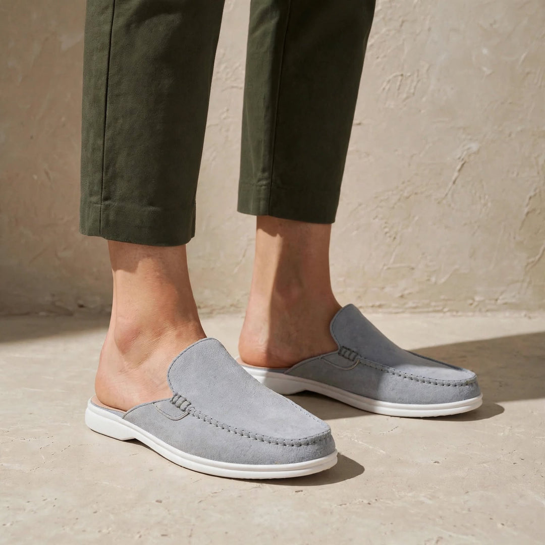 Francisco Backless Suede Loafer