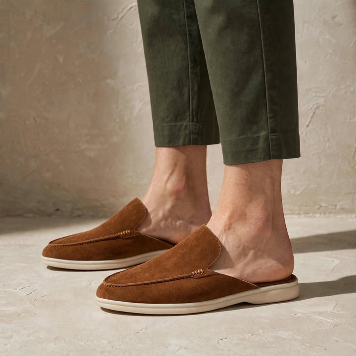 Francisco Backless Suede Loafer