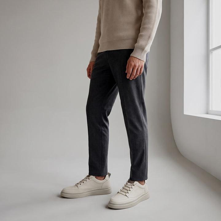 Belmont Minimalist Leather Sneaker — White