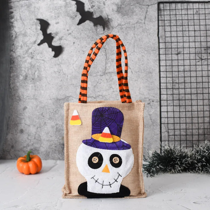 "Trick-or-Treat" Interactive Linen Tote